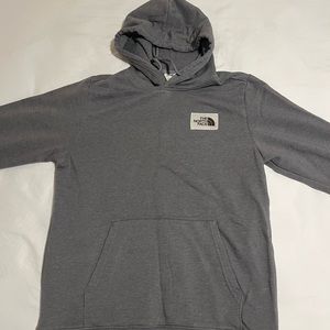 Large grey North Face sweatshirt